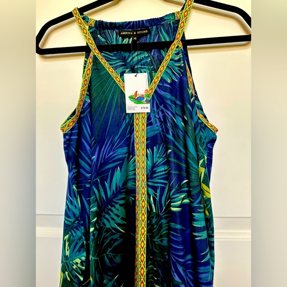 America & Beyond Dresses & Skirts - BNWT! Absolutely GORGEOUS America and Beyond swim coverup dress- XS